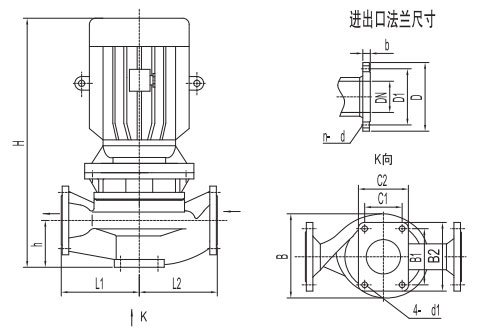 立式節能泵安裝圖